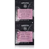 Apivita Express Beauty Pink Clay čistilna maska za obraz 2x8 ml Cene