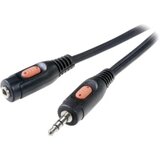 SpeaKa Professional JACK audio produžni kabel [1x JACK utikač 3.5 mm - 1x JACK utičnica 3.5 mm] 2.50 m crn Cijene