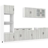 7-dijelni set kuhinjskih ormarića Kalmar konstruiranog drva | shoptok.hr