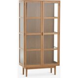  Vesterby Vitrina visoka natur hrast ( 3670427 ) Cene