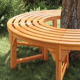  Klupa pod drvetom 2 pcs Prirodna 160 x 80 x 45cm | Eponuda.com