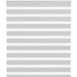 vidaXL Zebra senčilo svetlo sivo 125x100 cm tkanina širina 120,9 cm | Shoptok.si