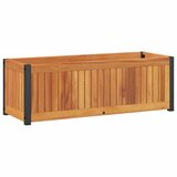  Vrtna sadilica 80 x 30 x 27,5 cm masivno bagremovo drvo i čelik | Eponuda.ba