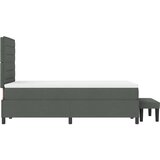  s opruga kutije Tamno siva 120 x 190 cm tkanina | shoptok.hr