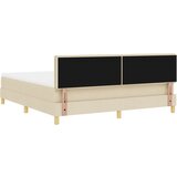  Krevet s kutijom s madracem krem 180x200 cm tkanina | shoptok.hr