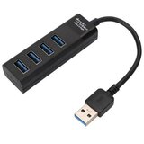 Asonic 4port Hub USB 3.0, Tip A, plastično kućište N-UH3496 | shoptok.hr
