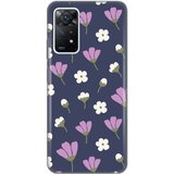 Telempire silikonska maska za telefon Xiaomi Redmi Note 11 Pro 4G/5G Spring flowers teget