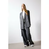 Defacto With Cargo Pocket Striped Trousers