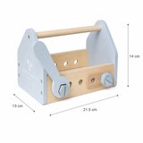 Ginger Home dečija drvena kutija za alat, mini radionica sa 22 dela, plava ( W03D286 ) | Eponuda.com