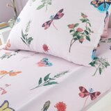 RHS Napenjalna enojna otroška rjuha 90x190 cm Butterfly Garden – Cene