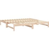  Dnevni ležaj na izvlačenje 2x (80 x 200) cm od masivne borovine | shoptok.hr