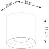  Stropna svetilka MIKA zlata, (21347952) | Shoptok.si