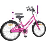  Dječji Bicikl 22 Inča za uzrast od 7 do 12 godina Roza Crna | shoptok.hr
