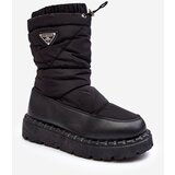 Kesi Women's snow boots with thick soles, black Luretto Cijene