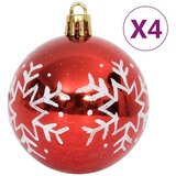  Set božićnih kuglica od 64 komada crvene i bijele | Eponuda.com
