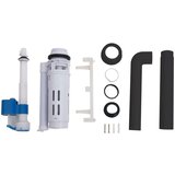 vidaXL WC kotliček 3/6 L črn | Shoptok.si