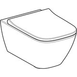 Geberit KOGEGESSD50W smyle square wc školjka s podometnim splakovalnikom duofix 458.103.00.1 Delta50 | Shoptok.si