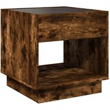  Noćni ormarić s beskonačnim LED boja hrasta 50x50x50 cm | Eponuda.com