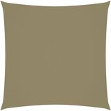 vidaXL Senčno jadro oksford blago kvadratno 4,5x4,5 m bež | Shoptok.si