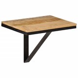 vidaXL Zidna polica 40 x 30 x 32 cm od masivnog drva manga i željeza | shoptok.hr