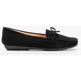 Gemre Black moccasins with an openwork pattern Maura | Shoptok.si