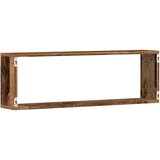 Police na zidu s policom Zidne 2 pcs Staro drvo 80 x 15 x 26 cm | Eponuda.com