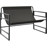  Vrtna klupa s jastukom antracit 113 cm čelična | Eponuda.com