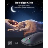 Ugreen MU001 Prenosivi bežični miš ultra slim (Gray Black) | ePonuda.com