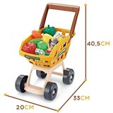 Woopie supermarket s košaricom za kupovinu 48 el. smeđa | shoptok.hr