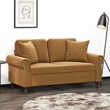 vidaXL Okrasna blazina 2 kosa rjava 40x40 cm žamet | Shoptok.si