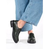 Sergio Leone Green low-heeled shoes by | Shoptok.si
