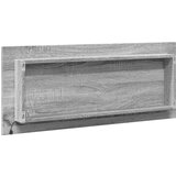vidaXL LED kupaonsko ogledalo sivo Sonoma 100x8,5x37 cm izrađeno drvo | shoptok.hr