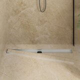 Tuš kanal 2-u-1 sa 360° sifonom Srebrno 100 cm | shoptok.hr
