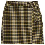 Marisse Checked Skirt With Belt Z-Sc-3011 Mustard | ePonuda.com