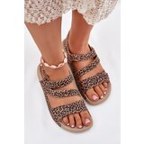 Zazoo Womens Leather Sandals K1004 Panther | Shoptok.si