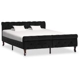 vidaXL Okvir za krevet crni baršunasti 140 x 200 cm | shoptok.hr