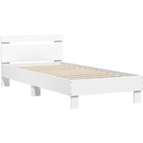  Krevetna konstrukcija s LED svjetlom Bijela 80 x 200 cm | shoptok.hr