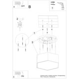  Stropna svetilka SUNDE 11 črna, (21347741) | Shoptok.si