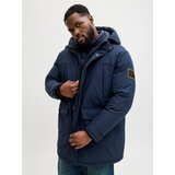 Jack & Jones Plus Zimska jakna 'JJFINN' temno modra | Shoptok.si