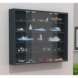 MID.YOU VISEČA VITRINA, antracit | Shoptok.si
