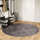  Pralna preproga siva Ø 200 cm protizdrsna Cene