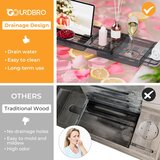 GOURDBRO raztegljiva polica za kad s stojalom za knjigo | Shoptok.si