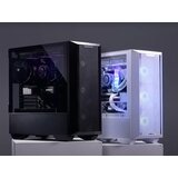 Lian Li računalniško ohišje ATX kaljeno steklo, črno | Shoptok.si