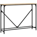  The Living Store Konzolna mizica sonoma hrast 102x22,5x75 cm inženirski les - Konzolna Mizica, (21496443) | Shoptok.si