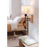 Brilagi LED fleksibilna lampa BOBO WOOD 1xE27/25W/230V + LED/3W hrast/crna/bela/životinjski dezen | Eponuda.com