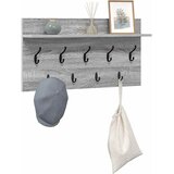  Vješalica za kapute na zidu Zidne Siva Sonoma 80 x 40 x 12 cm | shoptok.hr