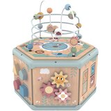 Tooky Toy Tooky interaktivna drvena šesterokutna Montessori kutija za otvaranje | shoptok.hr