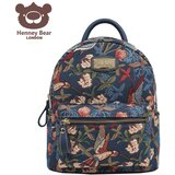 Henny Bear Ranac H-094 blue hummingbird 33x12x26 Cene