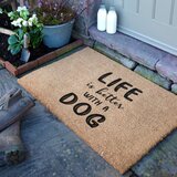 Artsy Doormats Otirač od kokosovih vlakana 40x60 cm Life Is Better With a Dog – | shoptok.hr