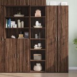 vidaXL Visoka komoda boja smeđeg hrasta 45x41x185cm konstruirano drvo | shoptok.hr